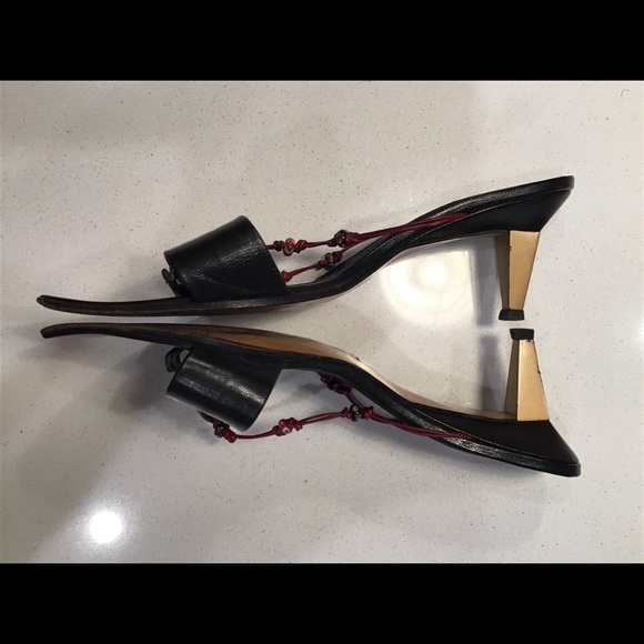 RARE VINTAGE Leather espace shoes Size 8 - Picture 4 of 7